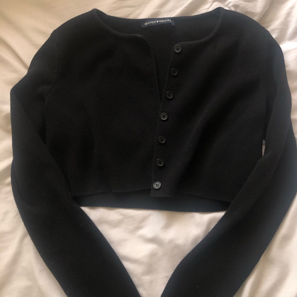 Brandy Melville Black athelia top - Picture 2 of 2